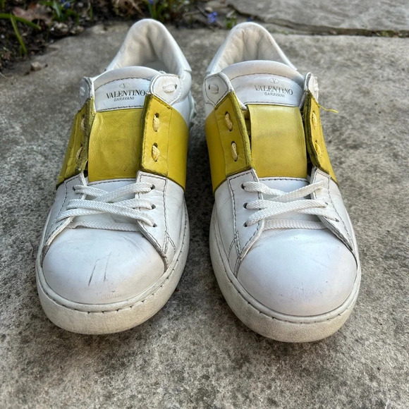 Valentino Garavani Open Rockstud low-top  sneakers, size 41 - Picture 2 of 14